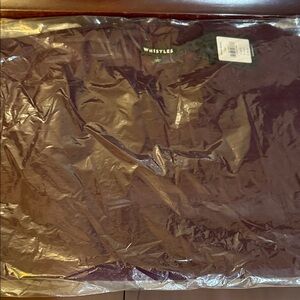 Whistles Men's Deep Purple Crew Neck Sweater NWT Size L